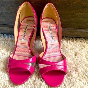 Manolo Blahnik Pink Sandals